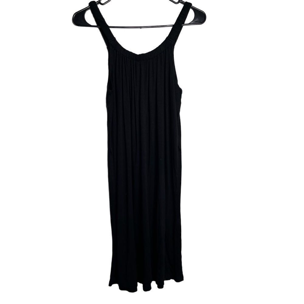 Merona Flowy High Neck Mini Dress Black Size Small